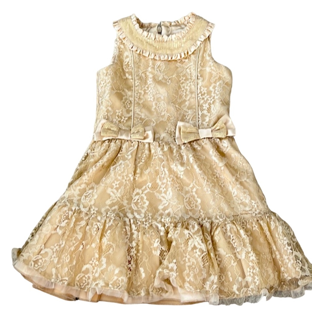 Fancy gold Girls’ dress